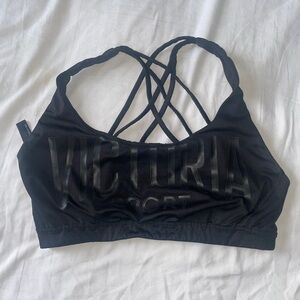Victoria Sport Black Strappy Sports Bra